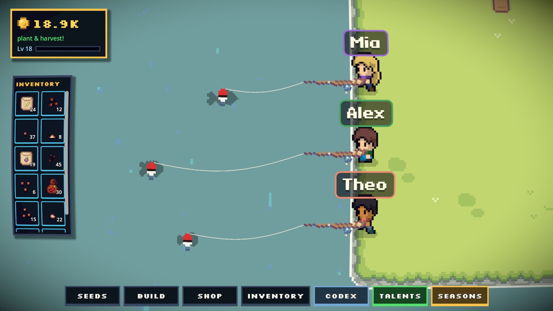 Crops & Coops - Fishing together