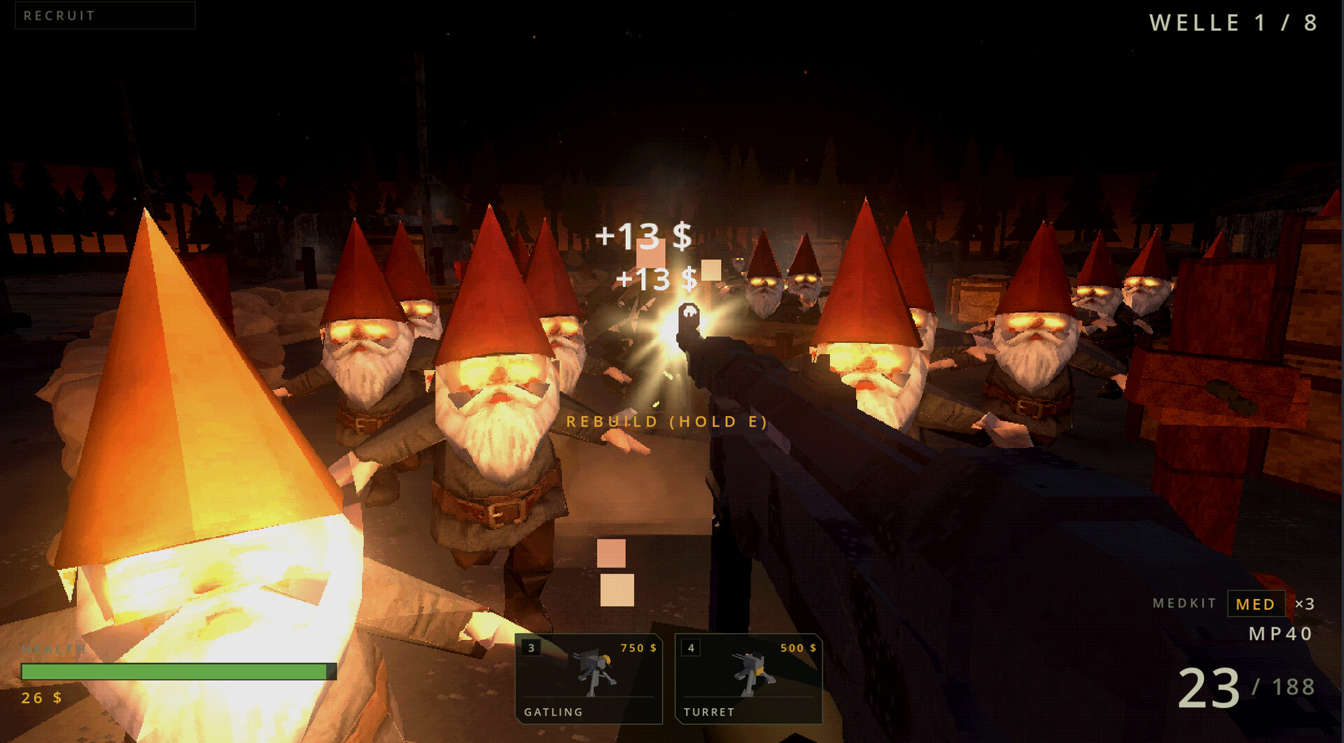 Projekt Gartenzwerg - The Übergnome on the rail car